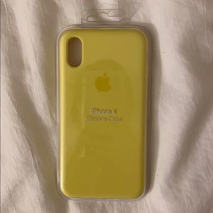 Apple iPhone X Silicone Case Lemonade